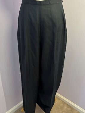 Silk pants with pleats,Size 8,EUC